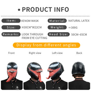 Topeng Deadpool Wade Winston Wilson alat peraga Cosplay Halloween, topeng pesta pahlawan super, topeng lateks - Product Image 6