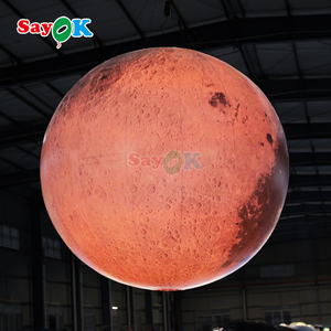 Inflables Publicitarios Personalizados, Globo Lunar Inflable Grande con LED, Globo Lunar Iluminado Colgante - Product Image 2