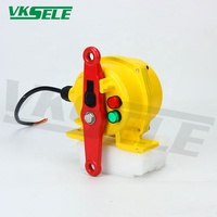 Dispositif de protection de bande transporteuse en métal industriel XDT-A-1G avec interrupteur à corde bidirectionnel et voyant lumineux AC/DC 24-380V