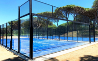 Terrains de padel panoramiques à prix compétitif, vente en gros auprès d'un fournisseur mondial de terrains de padel Cancha De Padel