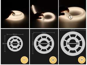 Tira de neón de PVC direccionable Flex 360 grados cuadrada RGB RGBW RGBIC 12V 24V 110V 220V WS2815 de 20mm 40mm IP67 con 3 años de garantía 1cm - Product Image 4
