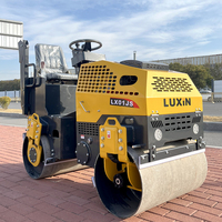 Offre Spéciale – Compacteur routier autoporté à double tambour de 1, 1,5 et 2 tonnes, homologué EPA, pour asphalte, sol et terre – Équipement de construction