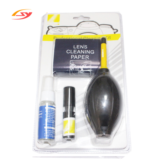 7in 1 Cleaning Kit 30ml LCD Monitor Screen Cleaner Kit Includes Cleaning Solution, Micro Fibre Cloth, Dusting Brush Lens Tissue