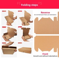 Boîte d'expédition pour vêtements en carton ondulé pas cher, grande, carrée, blanche, extra-résistante, avec lamination mate, imprimée, pour l'envoi postal