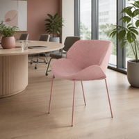 Chaise de bureau minimaliste pour salles d'accueil, salles de réunion, salles d'attente et postes de travail à domicile