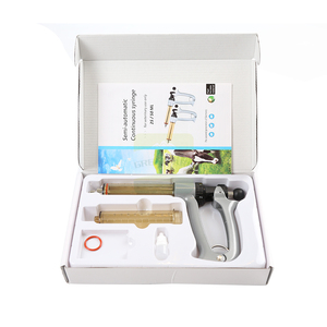 Jeringa Veterinaria Semiautomática para Uso Agrícola, 25ml 50ml, Dosificación Ajustable, Inyector de Animales para Vacunación de Ganado - Product Image 2