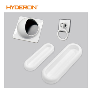 Hyderon Transparent Wall <b>Hooks</b> Rectangle Heavy Duty Bathroom Kitchen Storage <b>Hooks</b> No Drill Traceless <b>Plastic</b> <b>Hook</b> Set - Product Image 4