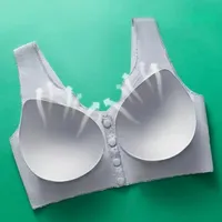 Soutien-gorge d'allaitement et de grossesse grande taille à fermeture avant, sans armatures, sans coutures, en dentelle, type bandeau, confortable