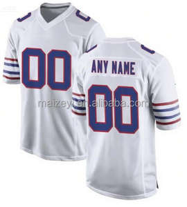 قميص كرة قدم أمريكية مخصص بأفضل جودة مع إمكانية تخصيص الرقم والاسم والشعار، متوفر بمقاسات كبيرة حتى 6XL، مطرز بأسلوب بوفالو - Product Image 2