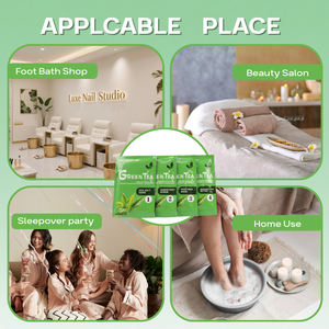 ชุดดูแลเท้า4in1มาส์กโคลนสครับแช่น้ำตาลมาส์กหน้าเพื่อสปาเท้า - Product Image 6