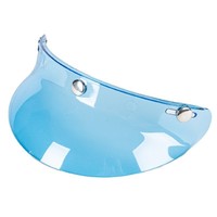 Helm Sepeda Motor Vintage PC, Pelindung Visor Warna-warni Universal, Ukuran Bebas A350