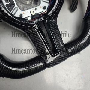 Nuevo Producto, Volante Deportivo de Fibra de Carbono con Luces LED para BMW Serie 3, Serie 5, F10, F20, F30, F90, F01, F02 - Product Image 4