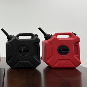 Tanque de Combustible Portátil Rojo de 5L con Cierre a Prueba de Fugas, Bidón de Plástico para Almacenamiento de Combustible de Emergencia para Motocicleta/Automóvil con Certificación CE EPA EPR - Product Image 1