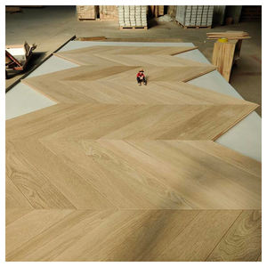 Francese Chevron AB grado europeo di quercia bianca facile installazione rovere ampia tavola pavimento in legno ingegnerizzato per Hotel - Product Image 4