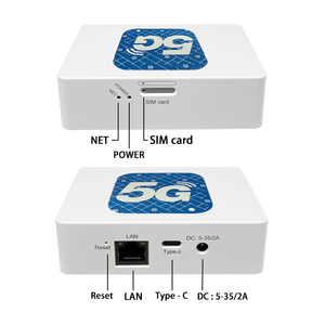 เราเตอร์มือถือ5G ซิมการ์ดในตัว5G เสาอากาศพอร์ต<span class=keywords><strong>1</strong></span> LAN เสียบและเล่นน้ำหนักเบาและกล่องพลาสติกแบบพกพา - Product Image 4