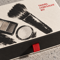 Boîtes à tiroirs coulissantes en papier personnalisées de luxe pour cosmétiques, avec doublure en éponge, pour l'emballage et la présentation de produits de beauté