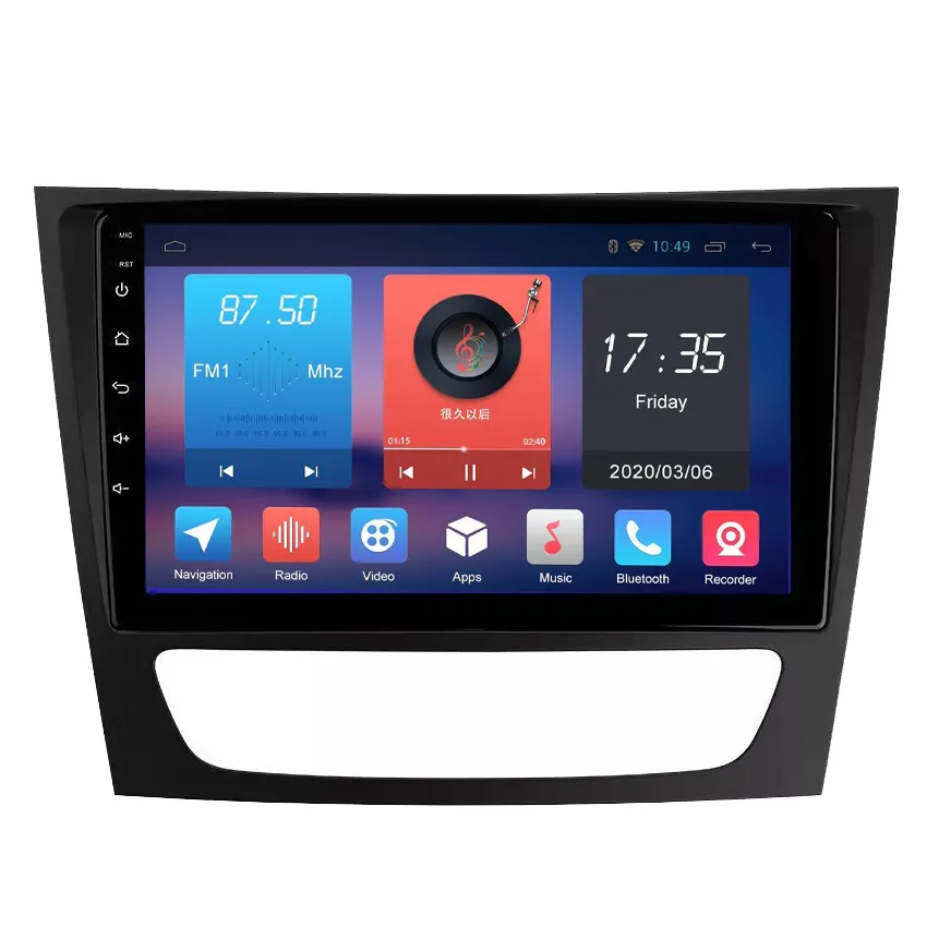 Android10 8core 4+128GB car DVD Player forBenzE-Class W211 2002-2008 9inch 4G LTE Carplay IPS DSP API29 Navigation car audio