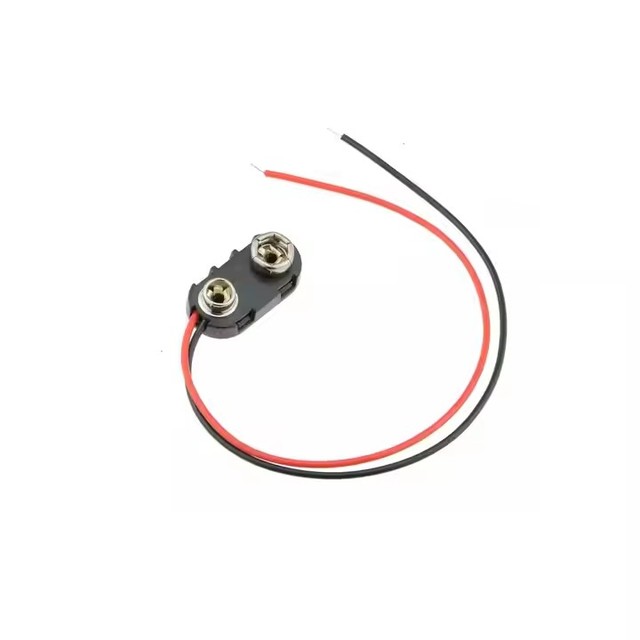 9V Battery Buckle Connector of Cable 15cm Lead