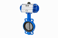 Vanne papillon pneumatique à disque en fonte ductile EPDM de 10 pouces IMGV PIS1, système de refroidissement par eau, ISO9001:2008 CE