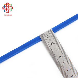 Bán buôn <span class=keywords><strong>1</strong></span>/<span class=keywords><strong>4</strong></span> "phẳng dệt kim màu bện ban nhạc đàn hồi thiên vị đường ống băng cho hairband Hàng may mặc đồ lót sofa Bìa - Product Image 4