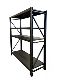 Étagère de rangement à 4 niveaux LIANGCHEN, capacité moyenne, 300 kg par étagère, acier laminé à froid monobloc, hauteur réglable, couleur personnalisable - Product Image 1