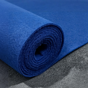 Tapis personnalisé pour événements extérieurs, fêtes, expositions, scène, commercial, blanc et bleu, pour mariage, aiguilleté, camping-car - Product Image 1