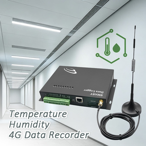 4G BLE <b>Temperature</b> & Humidity Sensor 4G mobile and Ethernet network Wireless Transmitter Receiver Monitor - Product Image 1