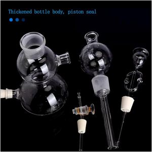 Générateur de gaz Kipp 125 ml en verre, équipement de laboratoire à hydrogène - Product Image 4