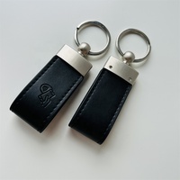 Logo en relief hôtel NFC T5577 RFID contrôle d'accès porte-clés porte-clés en cuir avec carte de visite carte de membre étanche