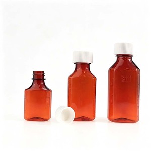 Botella Ovalada de PET <span class=keywords><strong>para</strong></span> Medicamentos Líquidos y Jarabes de 4oz, 6oz y 8oz con Tapa de Rosca a Prueba de Niños, Color Personalizado y Serigrafía - Product Image 3