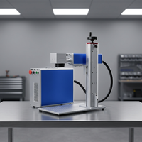 Máquina Láser de Fibra Raycus de 20W 30W Refrigerada por Aire, Software Galvo EZCAD, Marcador Láser CNC de Alta Precisión para Grabado de Logotipos en Metal