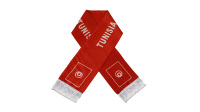 Nouveau produit Tunisie écharpes caractéristiques pour fan et suiveur Club drapeau écharpes personnalisées