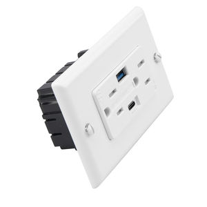 Prise GFCI 15 ampères 125V avec prise USB, plaque murale incluse, pour <span class=keywords><strong>camping</strong></span>-<span class=keywords><strong>car</strong></span>, remorque, usage domestique, homologuée UL - Product Image 5