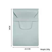 Portafolio de Oficina de Cuero PU de Alta Calidad, Carpeta Portátil para Documentos, Bolsa para Computadora, para Trabajo y Viajes