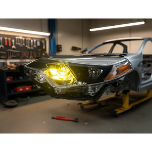 Faro Halógeno para el Lado Izquierdo, Amarillo, 3000K, 12V, Repuesto P0970, Nuevo, para Modelos 2014-2016 - Product Image 1