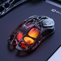 Venders Cina GravaStar Mercury M2 Mouse Gaming, Mouse Gaming ringan desain berlubang 26000 DPI PAW3395 Sensor Tri Mode