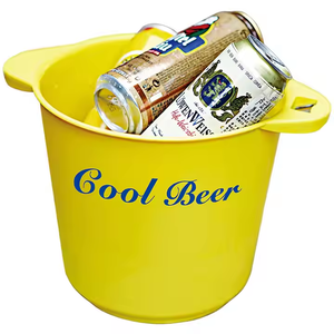 Thùng đá đựng rượu vang, bia, sâm banh trong suốt màu đen vàng xanh, dung tích 3.5L và 5L, dùng cho nhà hàng, gia đình, thiết kế sáng tạo, có in logo thương hiệu tùy chỉnh - Product Image 5