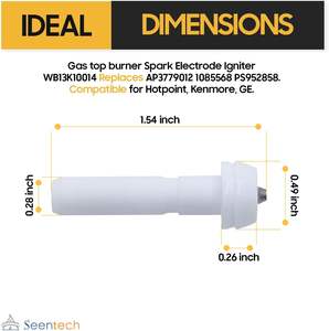 Seentech 耐用陶瓷燃气灶火花电极点火器家用替换件 AP3779012 1085568 PS952858 可靠的 <span class=keywords><strong>DR</strong></span> - Product Image 4