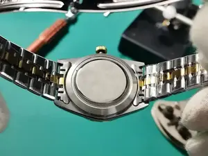 Montre mécanique haut de gamme 2025 pour hommes avec calendrier bicolore et gravure au diamant pour hommes d'affaires - Product Image 6