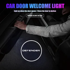 2Pc LED pour <span class=keywords><strong>Land</strong></span> <span class=keywords><strong>Rover</strong></span> Defender 2019-Now <span class=keywords><strong>2022</strong></span> Car Welcome Door <span class=keywords><strong>Logo</strong></span> Light Ghost Shadow Courtesy Projector Lamp Auto Accessories - Product Image 6
