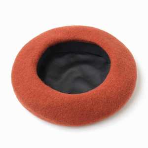 Boina de Lana de Alta Calidad para Mujer, Color Sólido, Forro de Satén, para Invierno, Fiestas, Pesca, con Bordado 3D, Venta al Por Mayor en China - Product Image 6