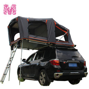 Tente de toit pliable en alliage d'aluminium, coque noire et grise, couleur personnalisée pour le camping en famille, la randonnée, la pêche, le <span class=keywords><strong>safari</strong></span> - Product Image 2