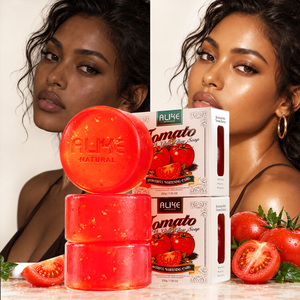 <span class=keywords><strong>Savon</strong></span> Éclaircissant Puissant au Tomate et Or 24K OEM ODM, Vitamines A, B, C, Hydratant et Illuminateur, <span class=keywords><strong>Savon</strong></span> en Barre Visage et Corps Marque Privée - Product Image 2