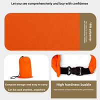 Canapé gonflable rapide avec une capacité de 200 kg |   Polyester/Oxford imperméable et résistant à l'usure |   Canapé gonflable de camping portable avec sac de transport