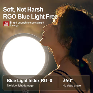 26cm <strong>14inch</strong> <strong>LED</strong> Bi-Color <strong>Ring</strong> <strong>Light</strong> 3500K-6100K With Stand and Phone Holder for Selfie and Video Streaming for Photography - Product Image 2