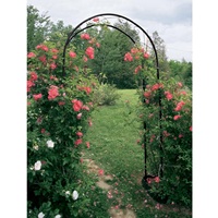 Arche de jardin Artisanat Métal Portail extérieur Parc durable Construction Arche d'aménagement paysager Porte de mariage pour jardin Décoratif