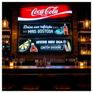 Póster Luminoso <span class=keywords><strong>EL</strong></span> de Alta Intensidad con Control de Sonido y Diseño Animado para Restaurantes Occidentales, Discotecas, Menús, Escaparates y Paredes Decorativas - Product Image 1