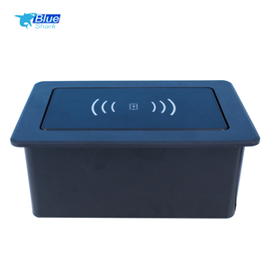 Chargeur sans fil avec prise escamotable intégrée, PD20W USB-C, noir, prise électrique escamotable européenne pour la maison et l'hôtel - Product Image 3