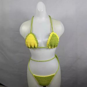 Viviblook ชุดว่ายน้ำบิกินีแบบตะขอเกี่ยว2ชิ้นสำหรับฤดูร้อนเซ็ตชุดว่ายน้ำชายหาดเซ็ตเซ็กซี่ - Product Image 4