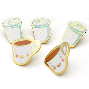 High Quality Personalized <strong>Custom</strong> Shaped Drink Bottle Soft Hard Enamel <strong>Lapel</strong> <strong>Pin</strong> Badge Metal Nursing Coffee Cup <strong>Pin</strong> - Product Image 2